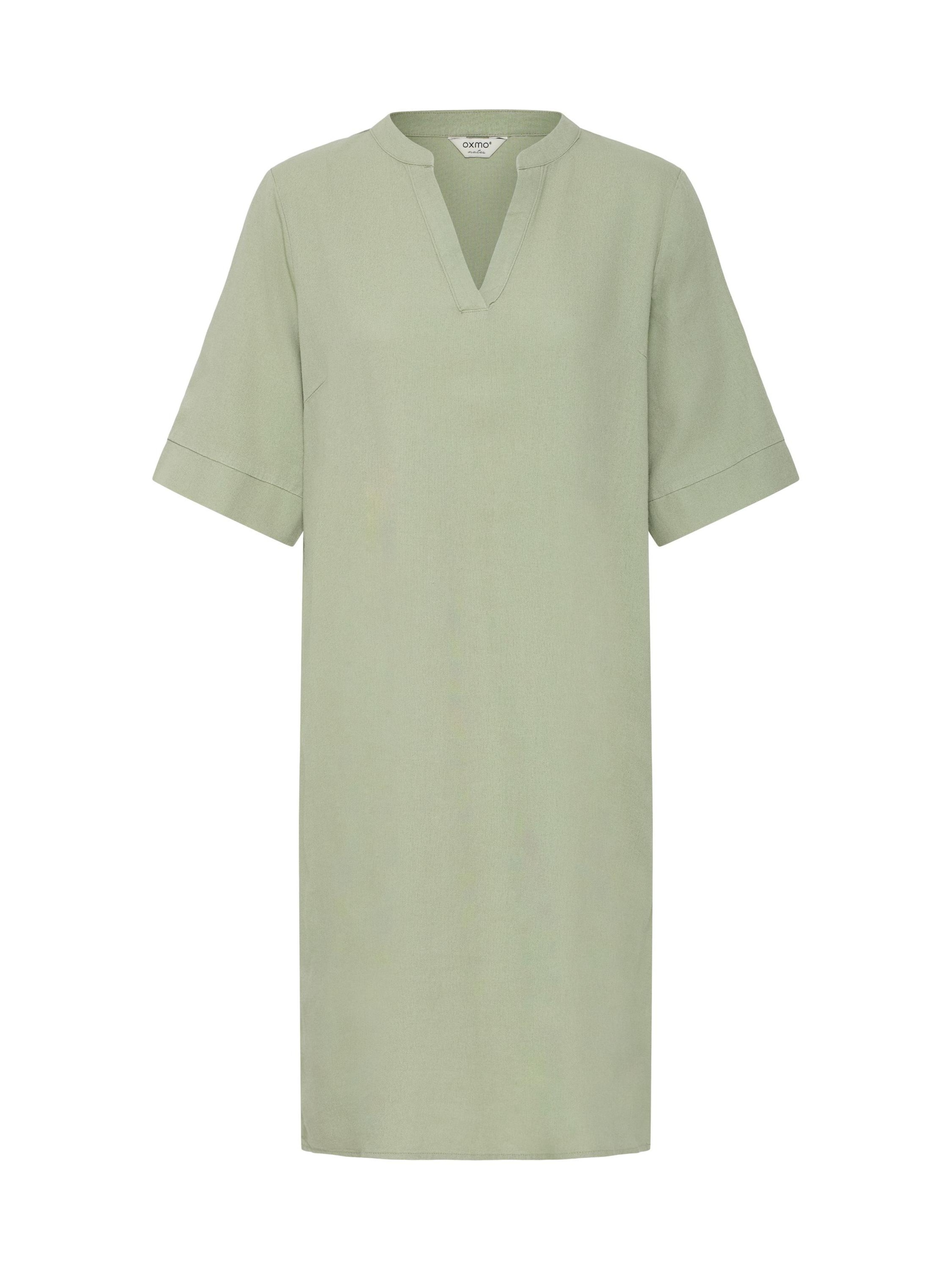 Oxmo - Vestido ' OXNInna Leinen Mix ' en verde: frente