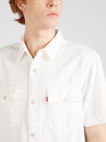 LEVI'S ® Regular Fit Skjorte 'SS Relaxed Fit Western' i beige