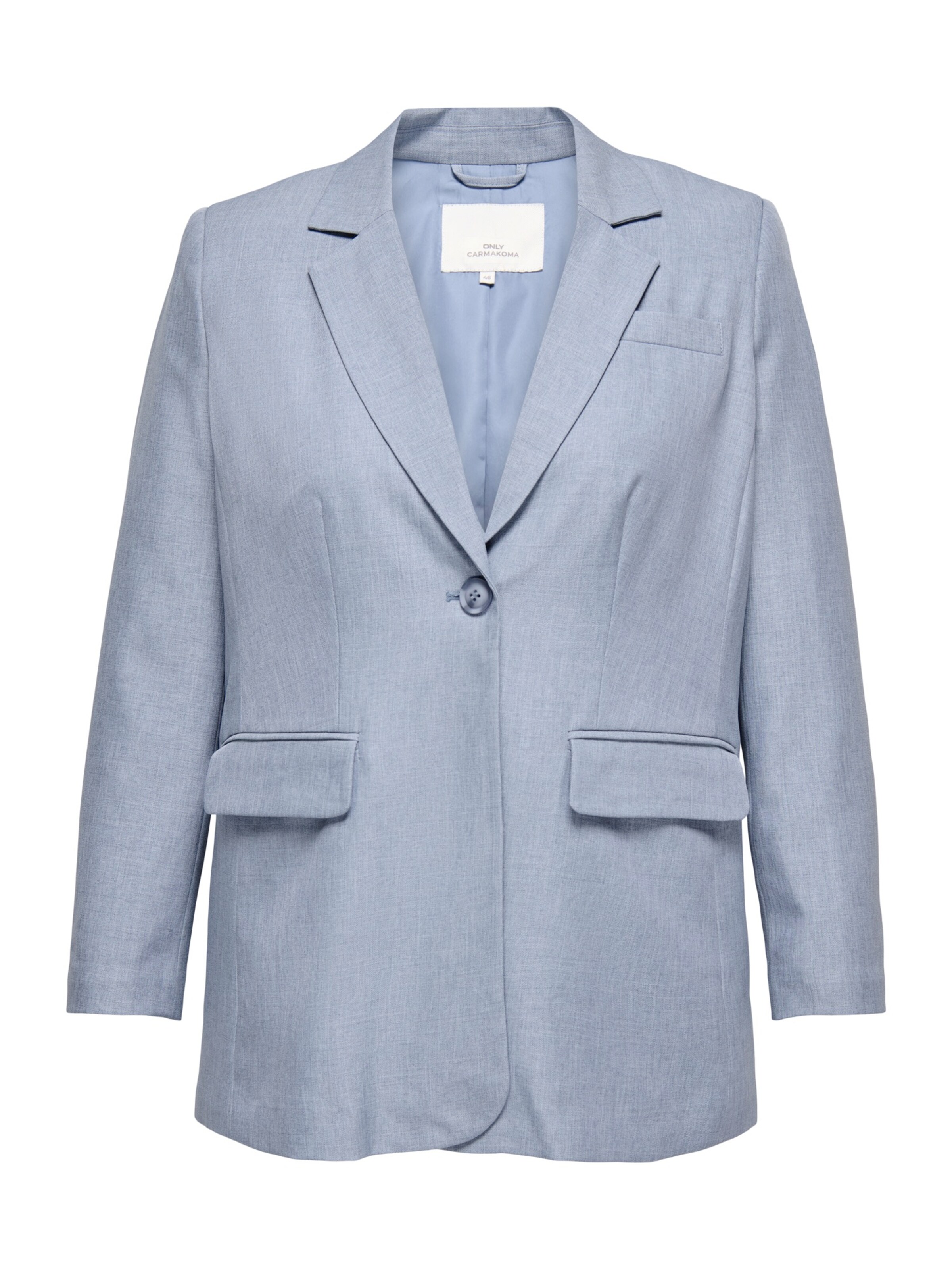 ONLY Carmakoma - Blazer 'CARLINDA' en azul: frente