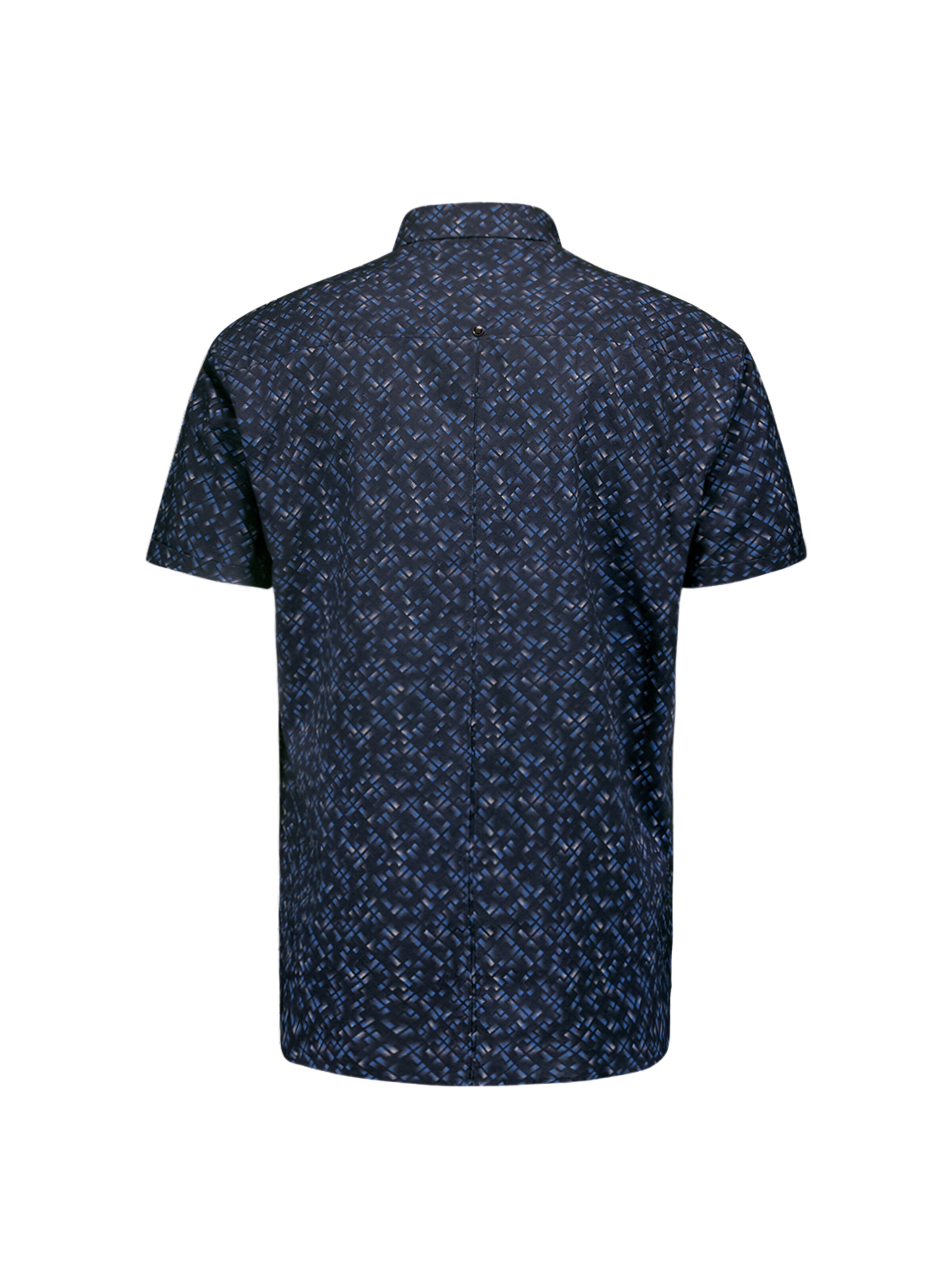 No Excess Regular Fit Hemd in Blau