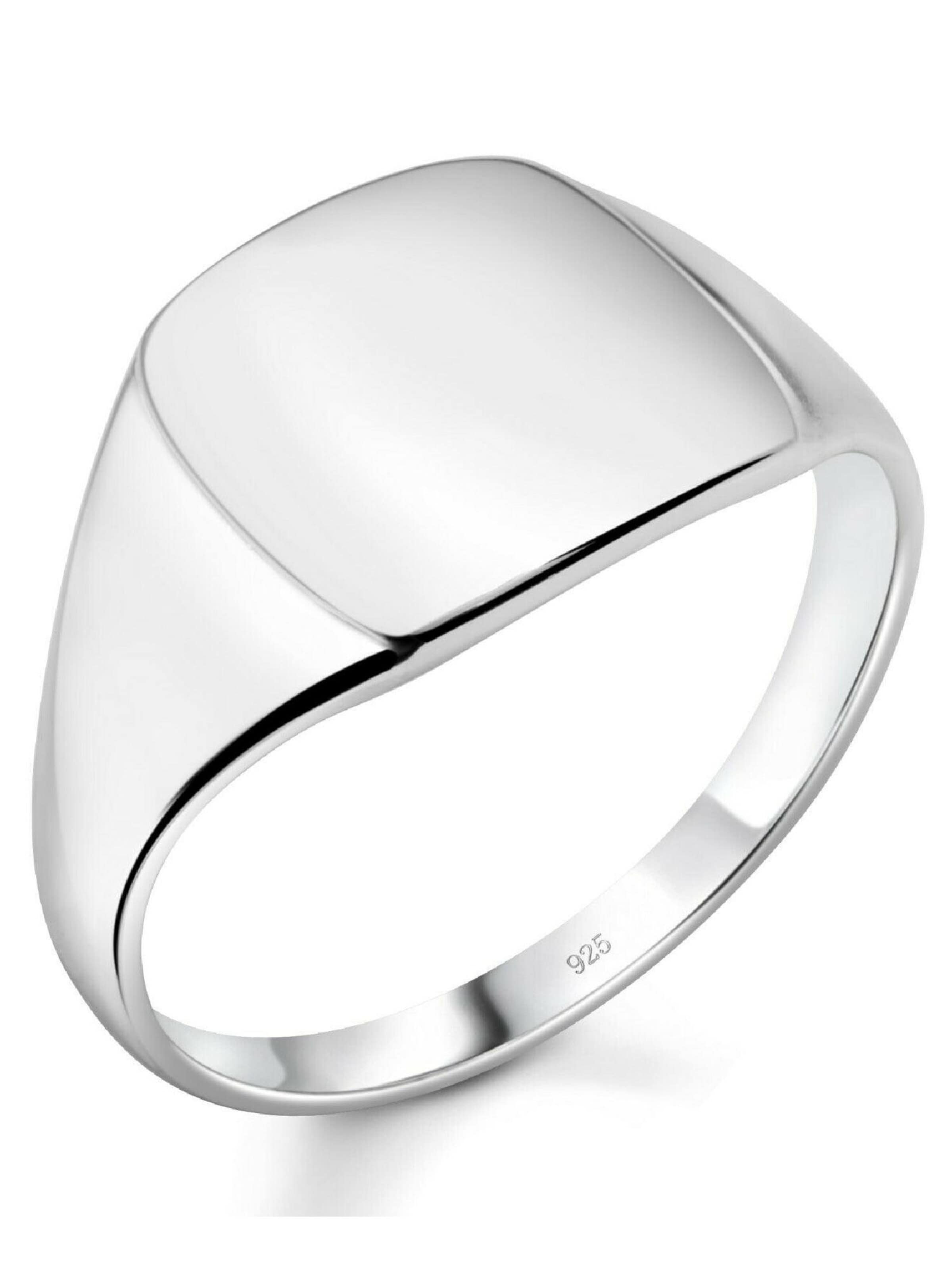 Tony Fein Ring 'Siegel' in Silver: front