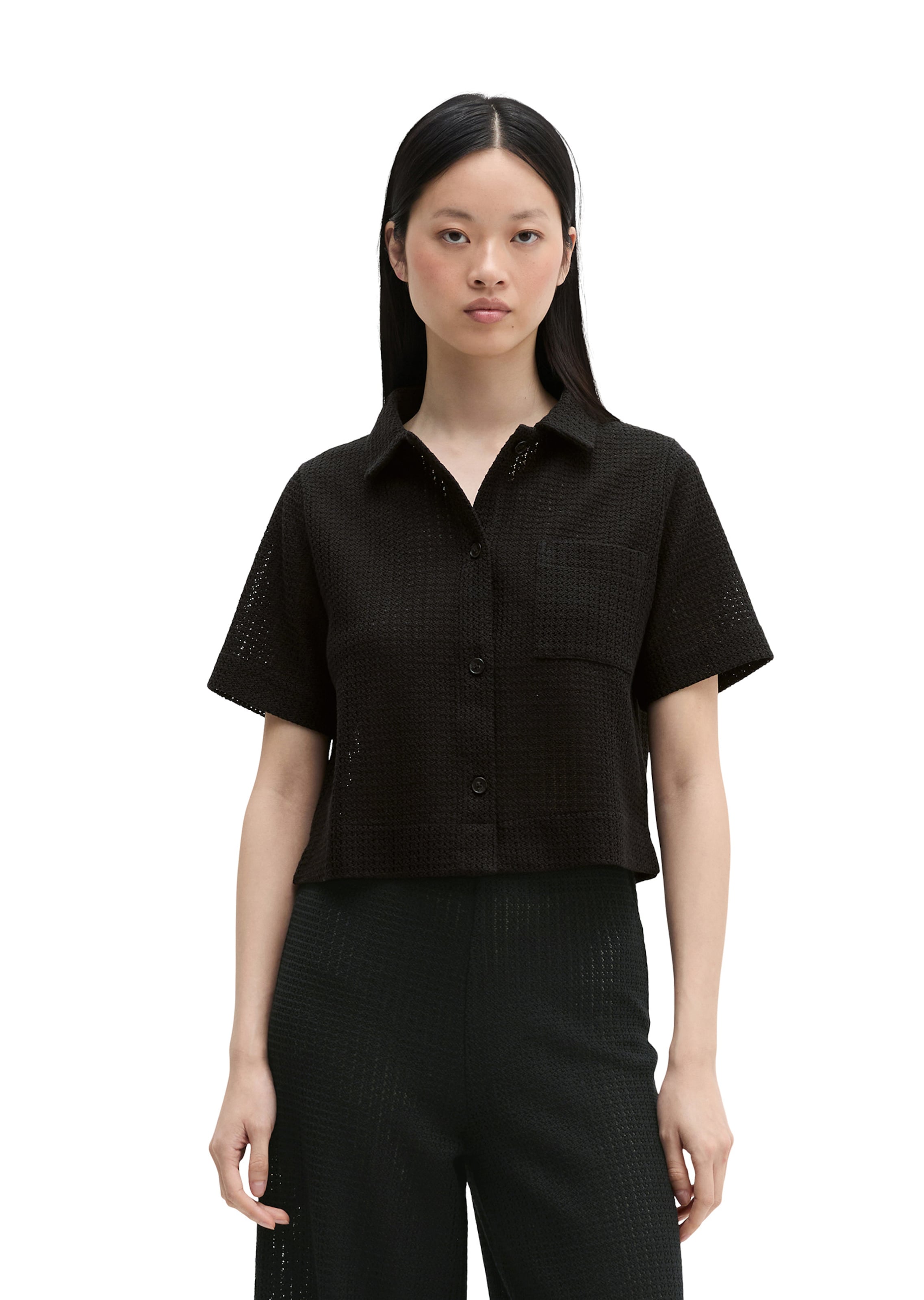 Marc O'Polo Shirt in Black: front