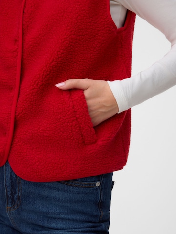 Gilet 'VMJosefine' di VERO MODA in rosso