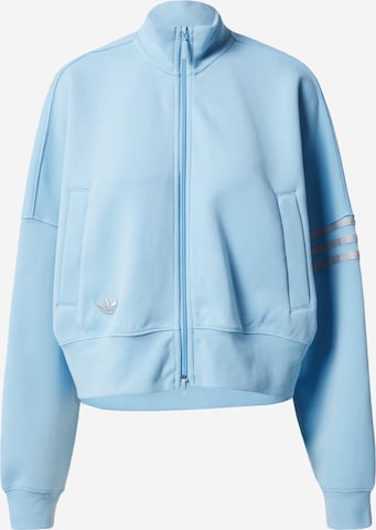 ADIDAS ORIGINALS Sweatjacke 'Adicolor Neuclassics' in Blau: Vorderseite