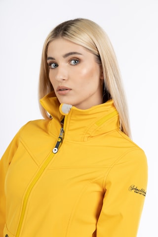 Manteau fonctionnel Schmuddelwedda en jaune