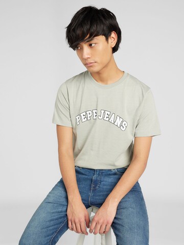Pepe Jeans Тениска 'CLEMENT' в сиво