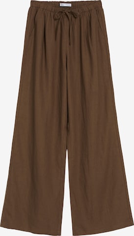 Pantalon Bershka en marron : devant