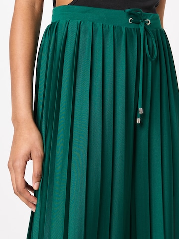 ABOUT YOU Wide leg Pants 'Caren' in Green