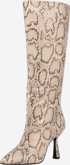 Public Desire Stiefel 'DELILAH' in beige / schwarz, Produktansicht