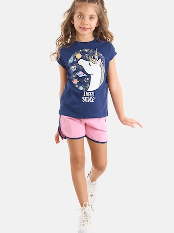Set 'Unicorn Space' Denokids en bleu : devant