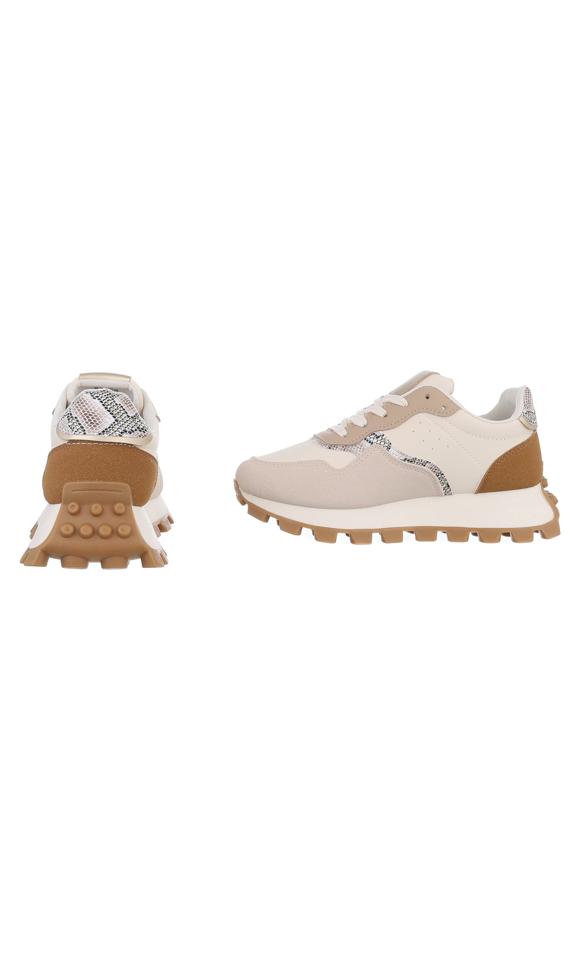 Ital-Design Sneakers in Beige