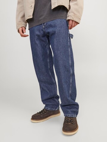 JACK & JONES Loosefit Jeans 'Eddie Carpenter' in Blau: predná strana