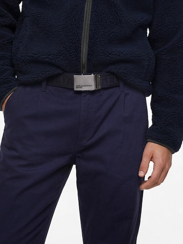 KARL LAGERFELD JEANS Štandardný strih Plisované nohavice - Modrá