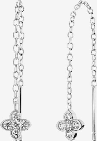 Lucardi Ohrringe in Silber: Vorderseite