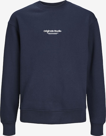 Sweat Jack & Jones Junior en bleu : devant