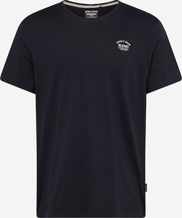 T-Shirt BLEND en noir : devant
