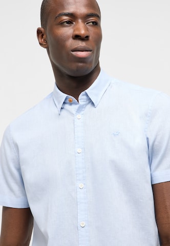 MUSTANG Regular Fit Hemd in Blau