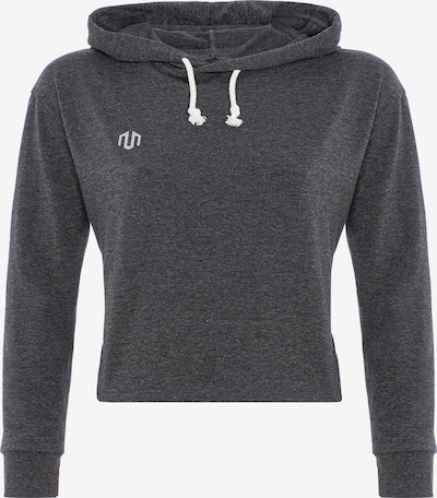 MOROTAI Sportief sweatshirt 'Made in Germany' in de kleur Donkergrijs / Wit, Productweergave