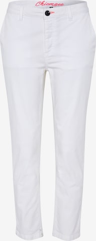 CHIEMSEE Slim fit Chino Pants in White: front