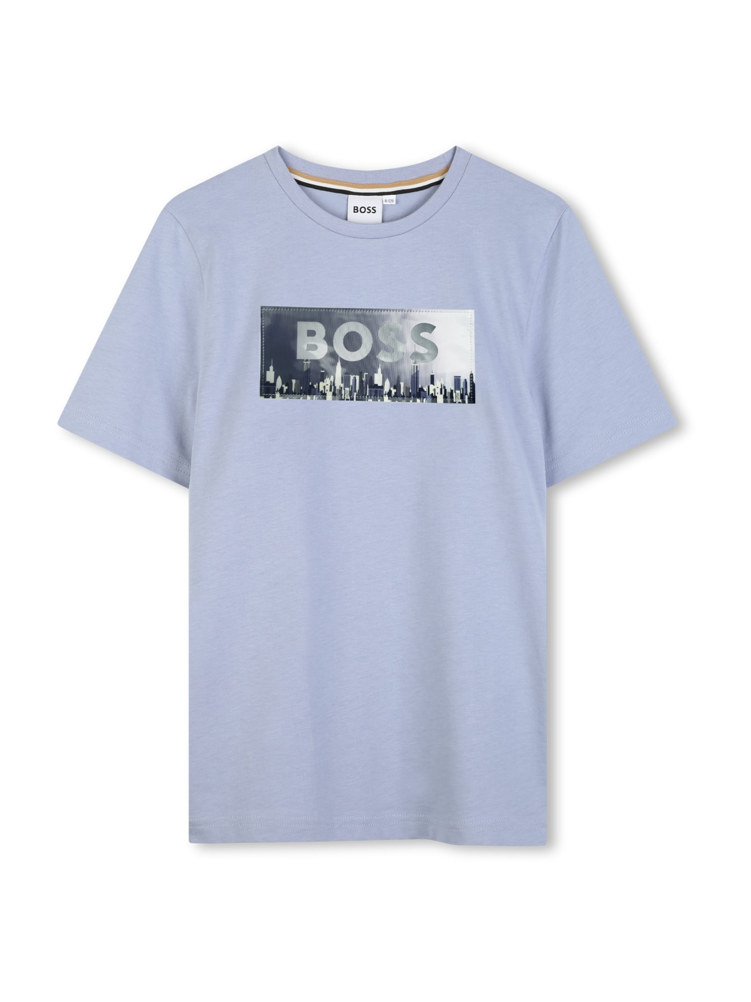 BOSS Majica | modra barva: sprednja stran