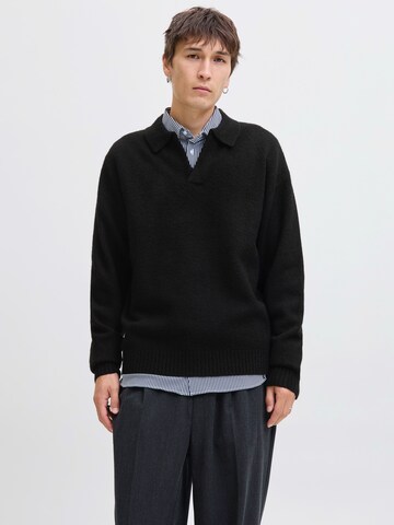 JACK & JONES - Jersey 'JJSOHO OLLIE' en negro: frente