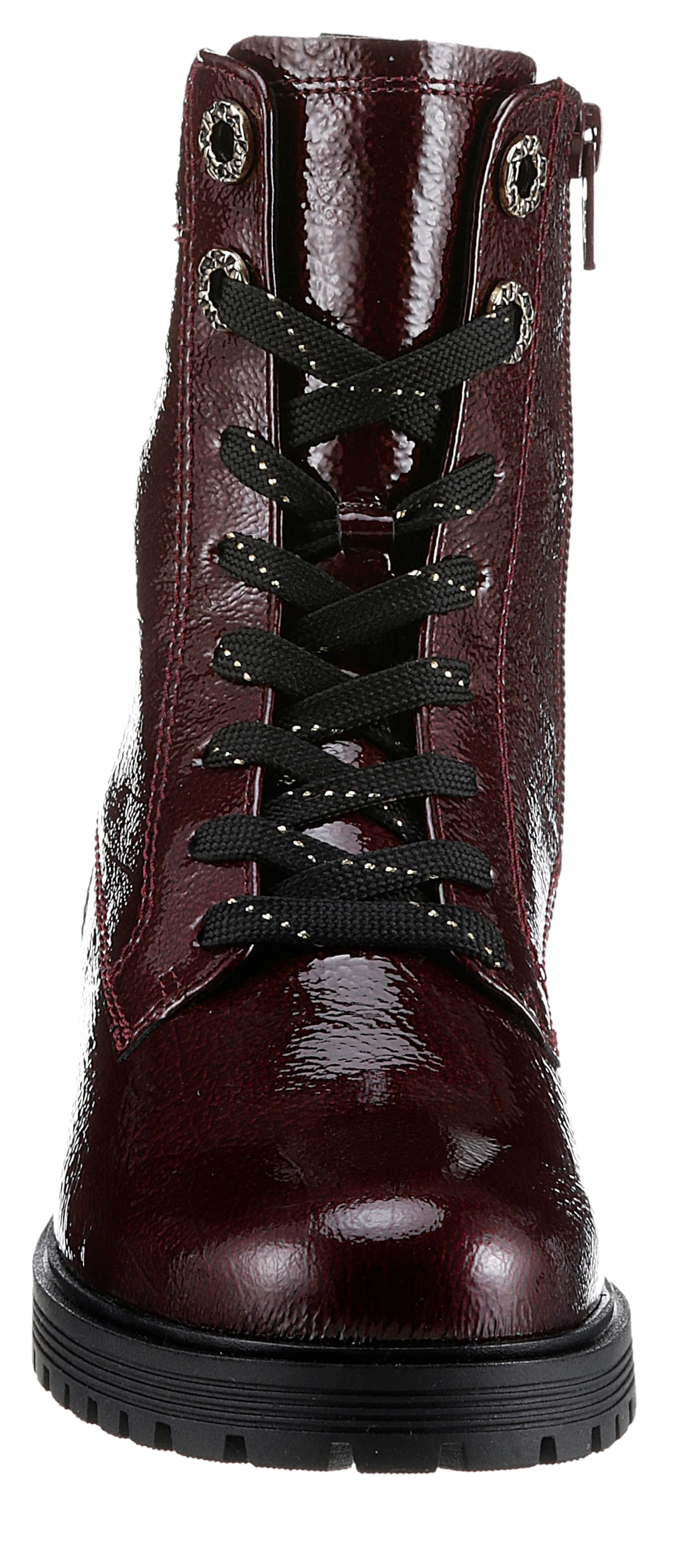 GABOR Schnürstiefelette in Rot