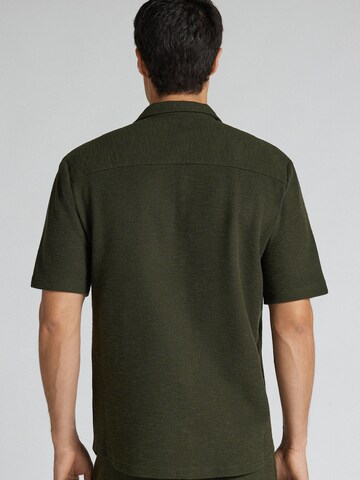 IUMAN Intimissimi Regular Fit Hemd in Grün
