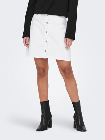 JDY Skirt 'BLUME' in White: front