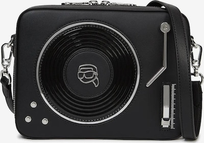 Karl Lagerfeld Olkalaukku 'Ikon' koossa One Size värissä musta / hopea, Tuotenäkymä
