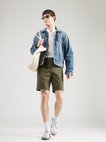 SCOTCH & SODA Regular Chino 'Stuart' in Groen