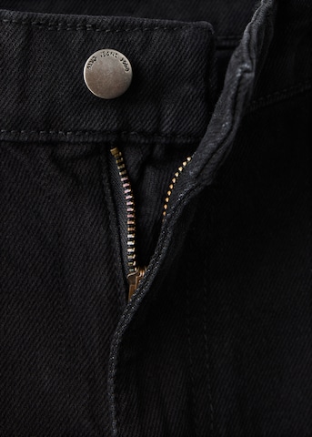 MANGO Regular Jeans 'CLOTILDE' in Zwart