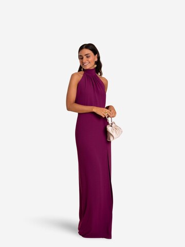 Robe de soirée THE-ARE en violet