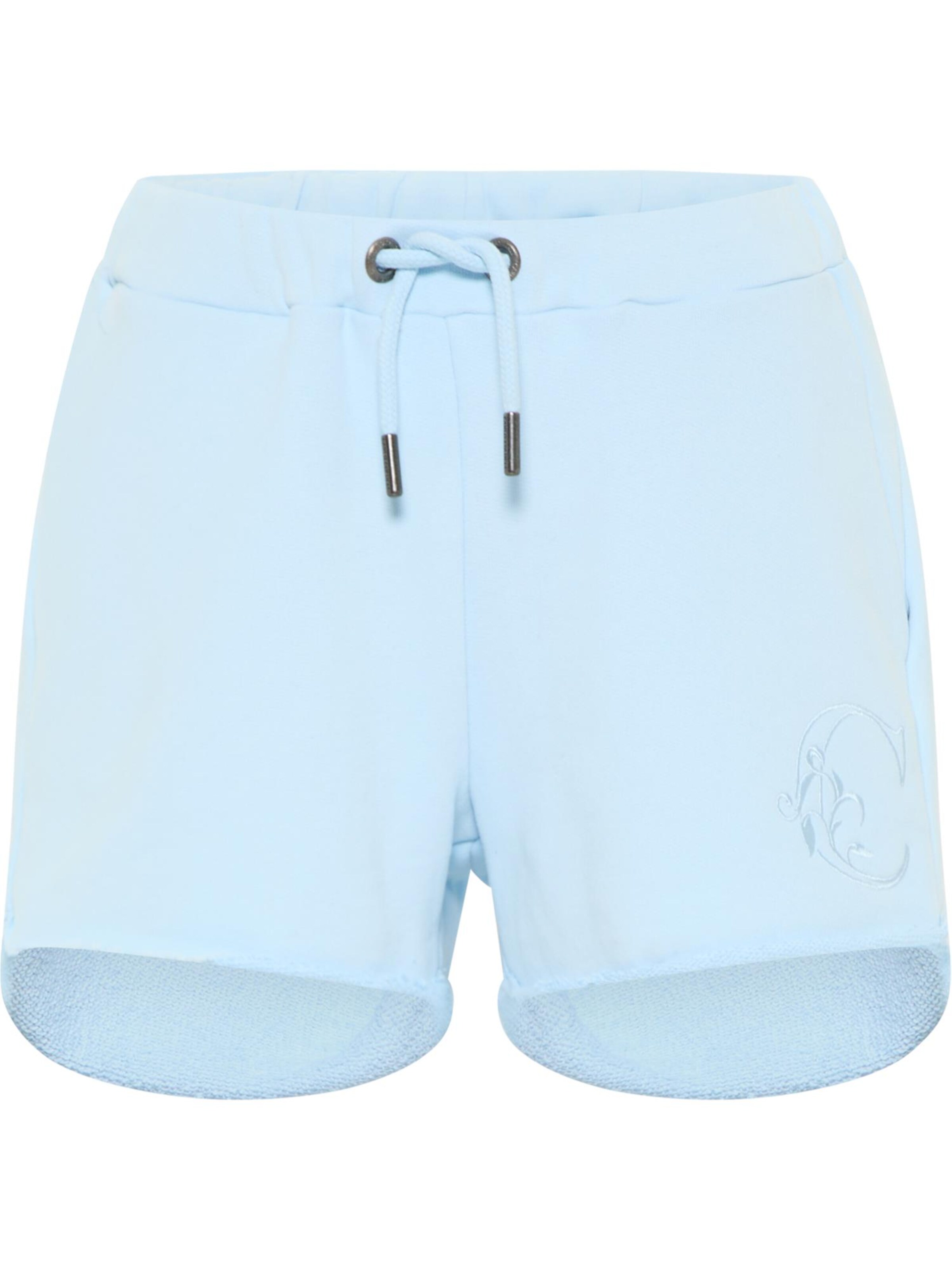 Carlo Colucci Broek 'De Amicis' in Blauw: voorkant