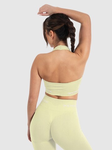 Smilodox Bralette Sports Top in Yellow