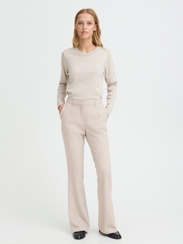 ICHI Flared Pants 'IHFAVA' in Grey