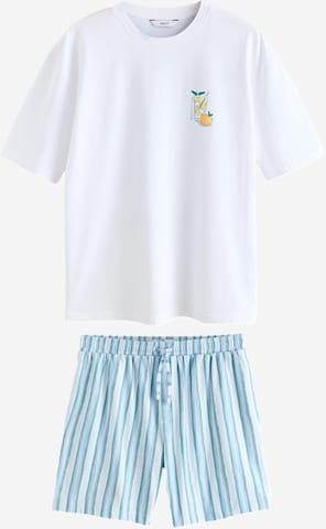 Pyjama court Next en bleu : devant