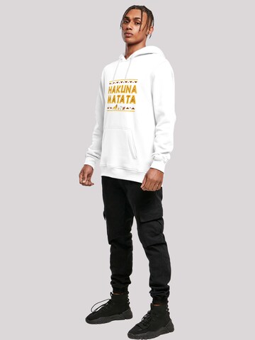 Sweat-shirt 'Hakuna Matata' F4NT4STIC en blanc