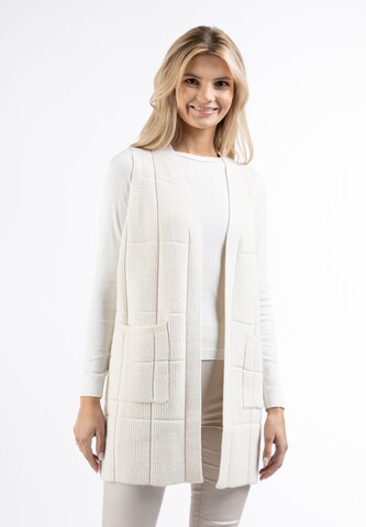 Gilet usha WHITE LABEL en blanc : devant