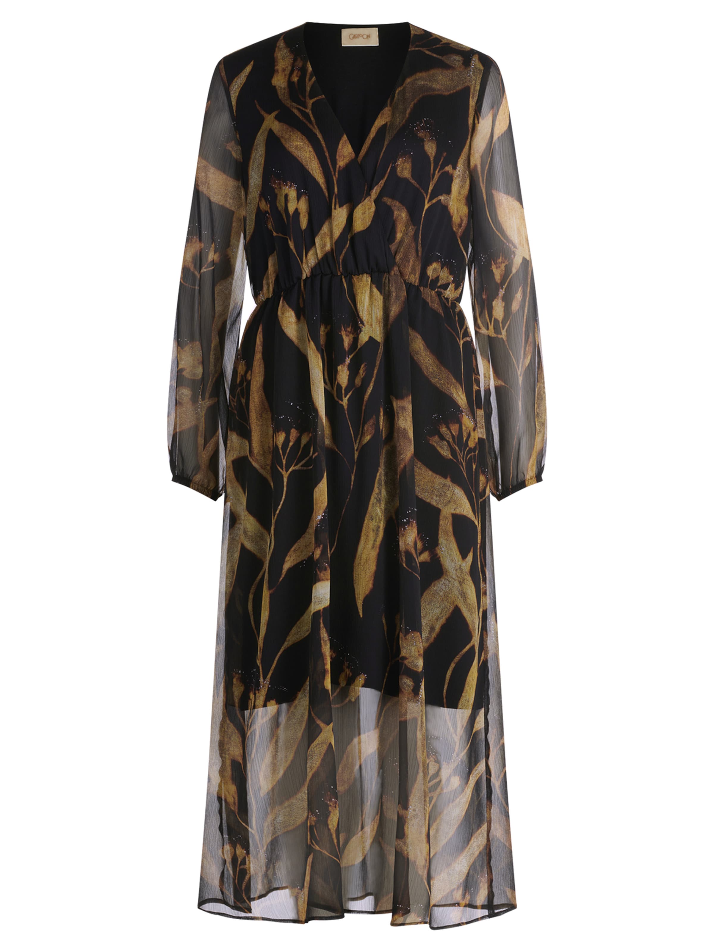 Cartoon Kleid in Schwarz: Vorderseite