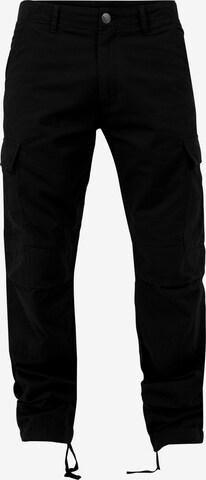 regular Pantaloni cargo di Urban Classics in nero: frontale