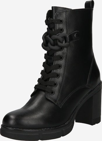 MARCO TOZZI Lace-Up Boots in Black: front