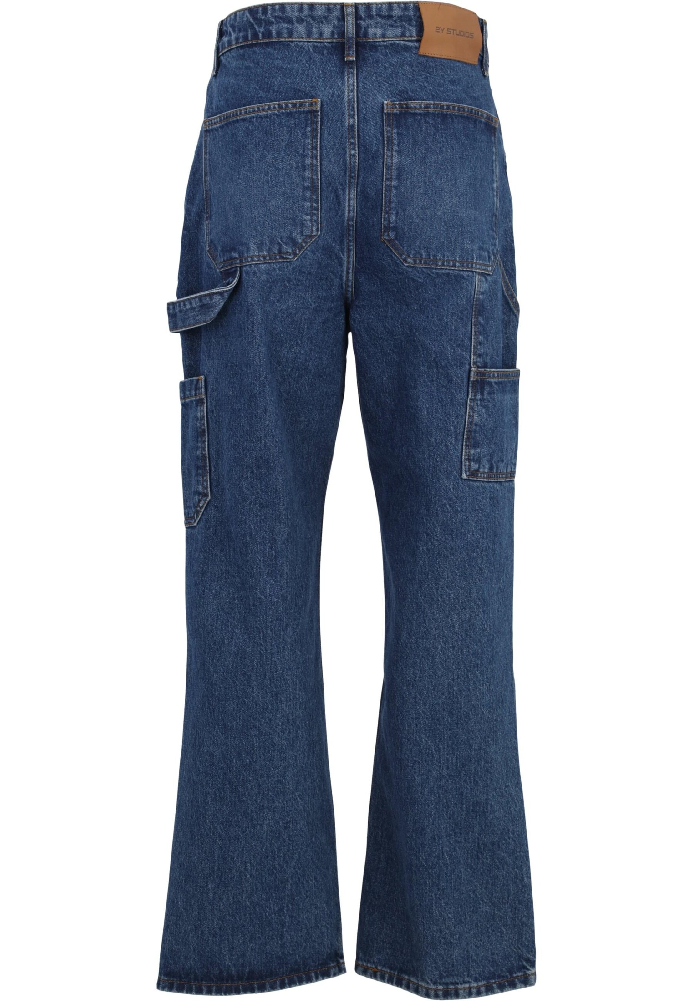 2Y Premium Loosefit Jeans 'Eladan' in Blau