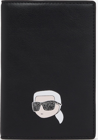 juoda Karl Lagerfeld Dėklas: priekis