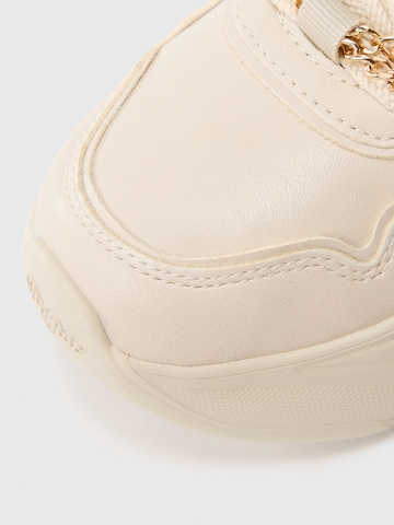 smėlio BUFFALO Sportbačiai be auliuko 'BLISS CHAIN'