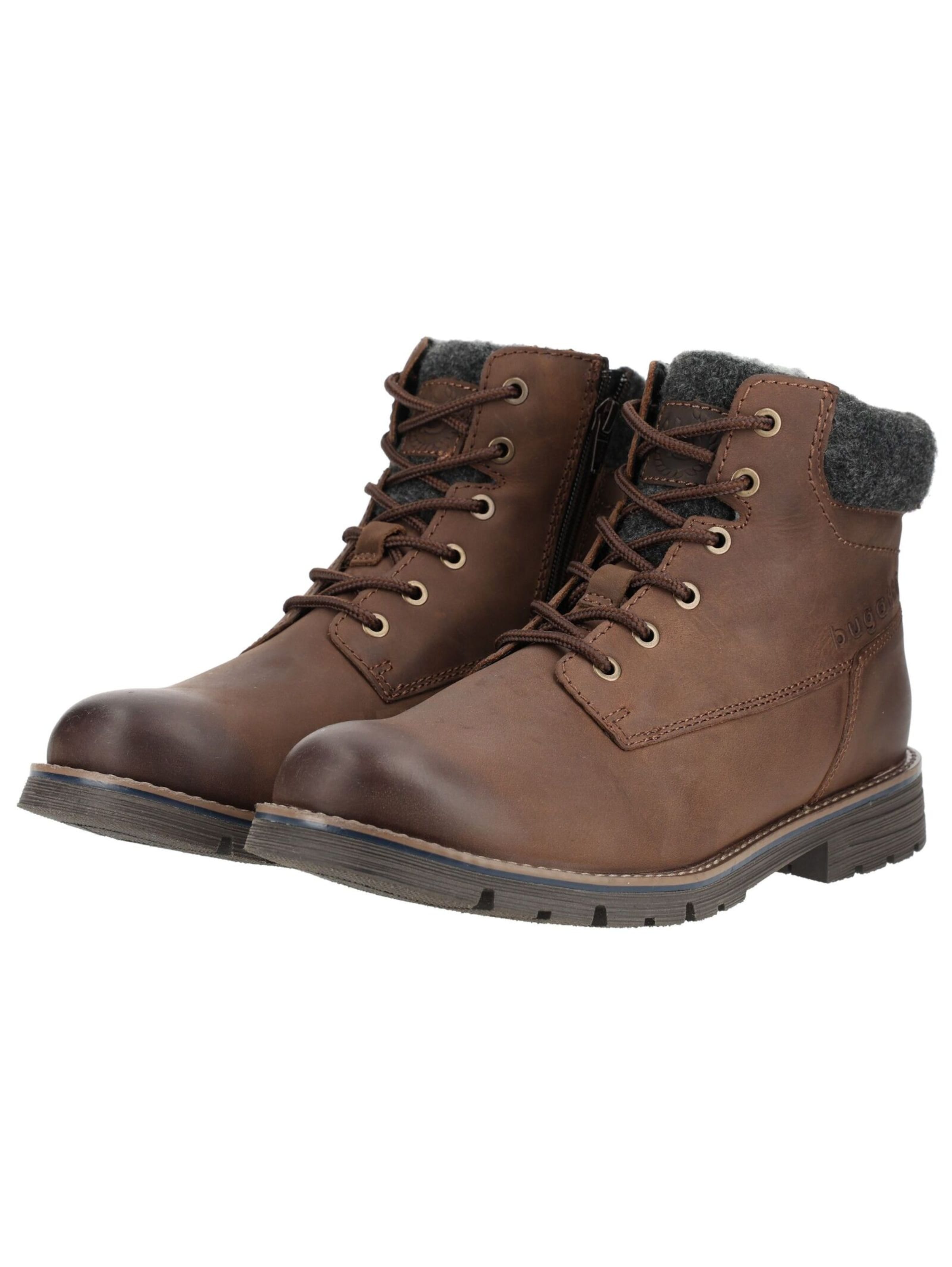 Bottines à lacets bugatti en marron