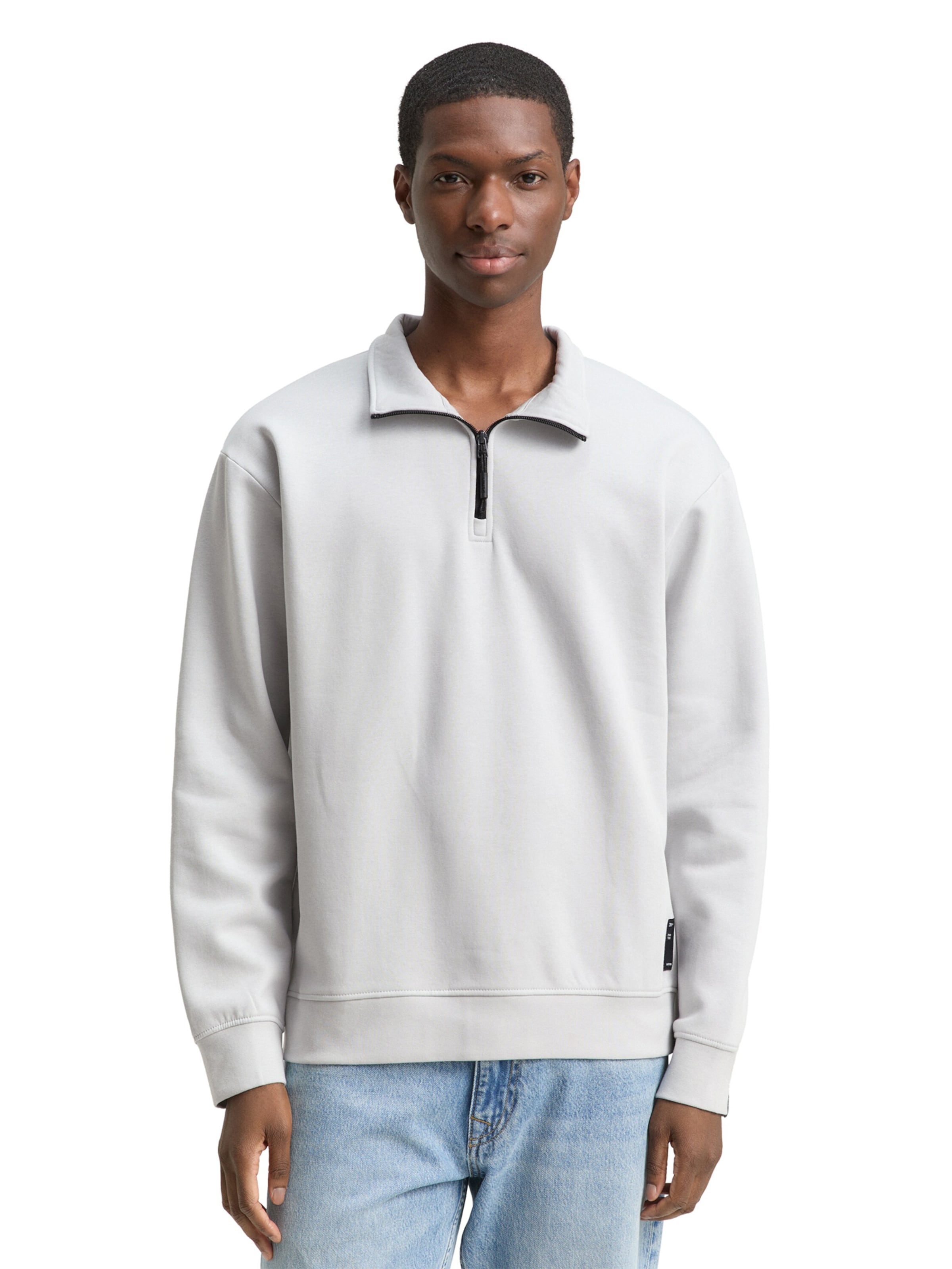 TOM TAILOR DENIM - Sudadera en gris: frente