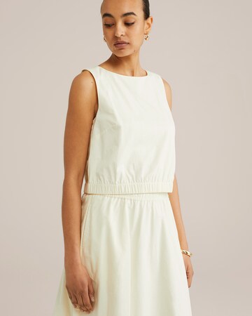 WE Fashion Blouse in Yellow: front