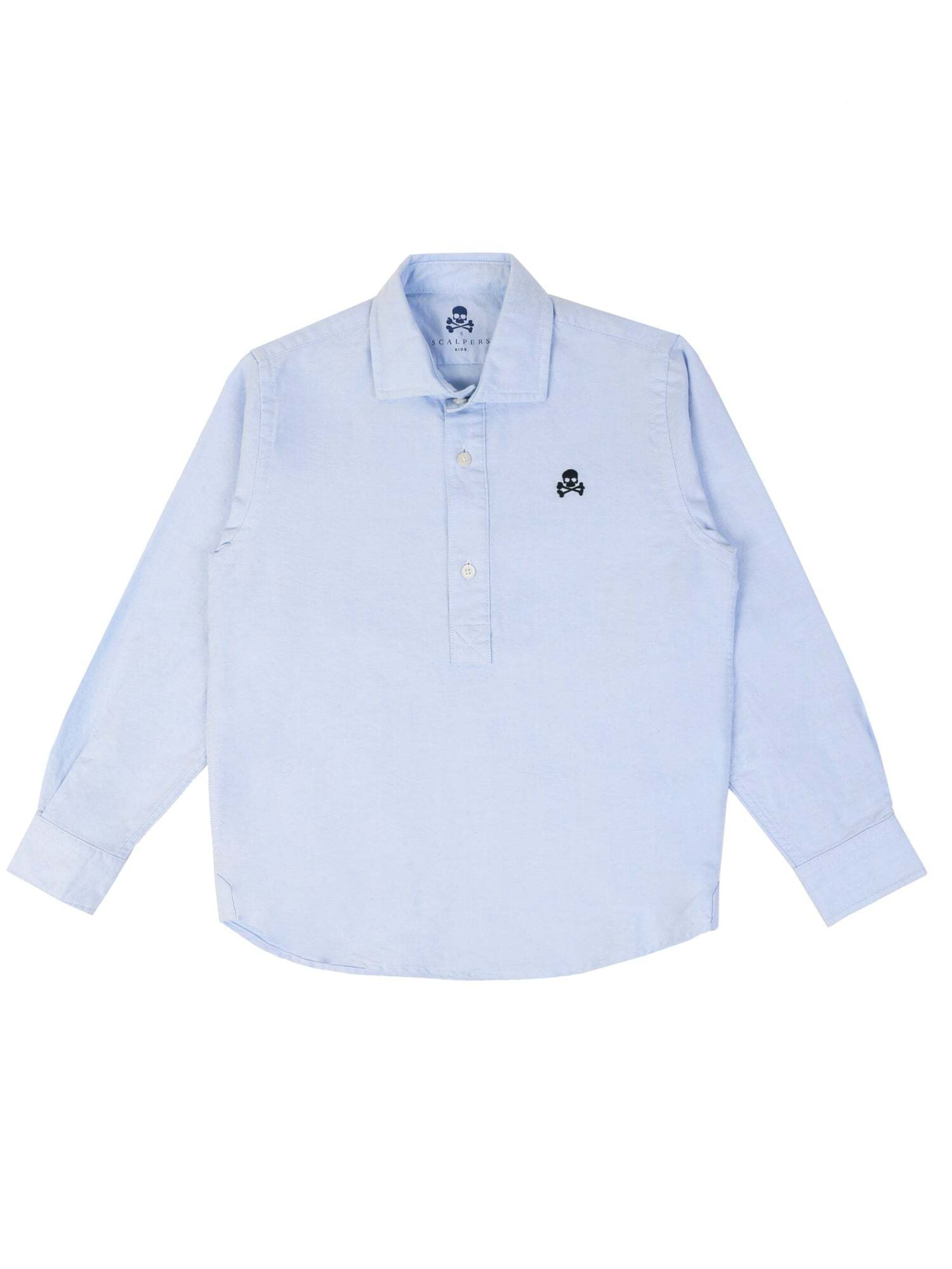 Scalpers Regular Fit Hemd in Blau: Vorderseite