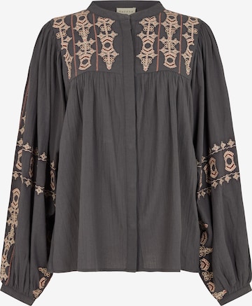 RAFFYA Blouse 'Demi' in Grey: front