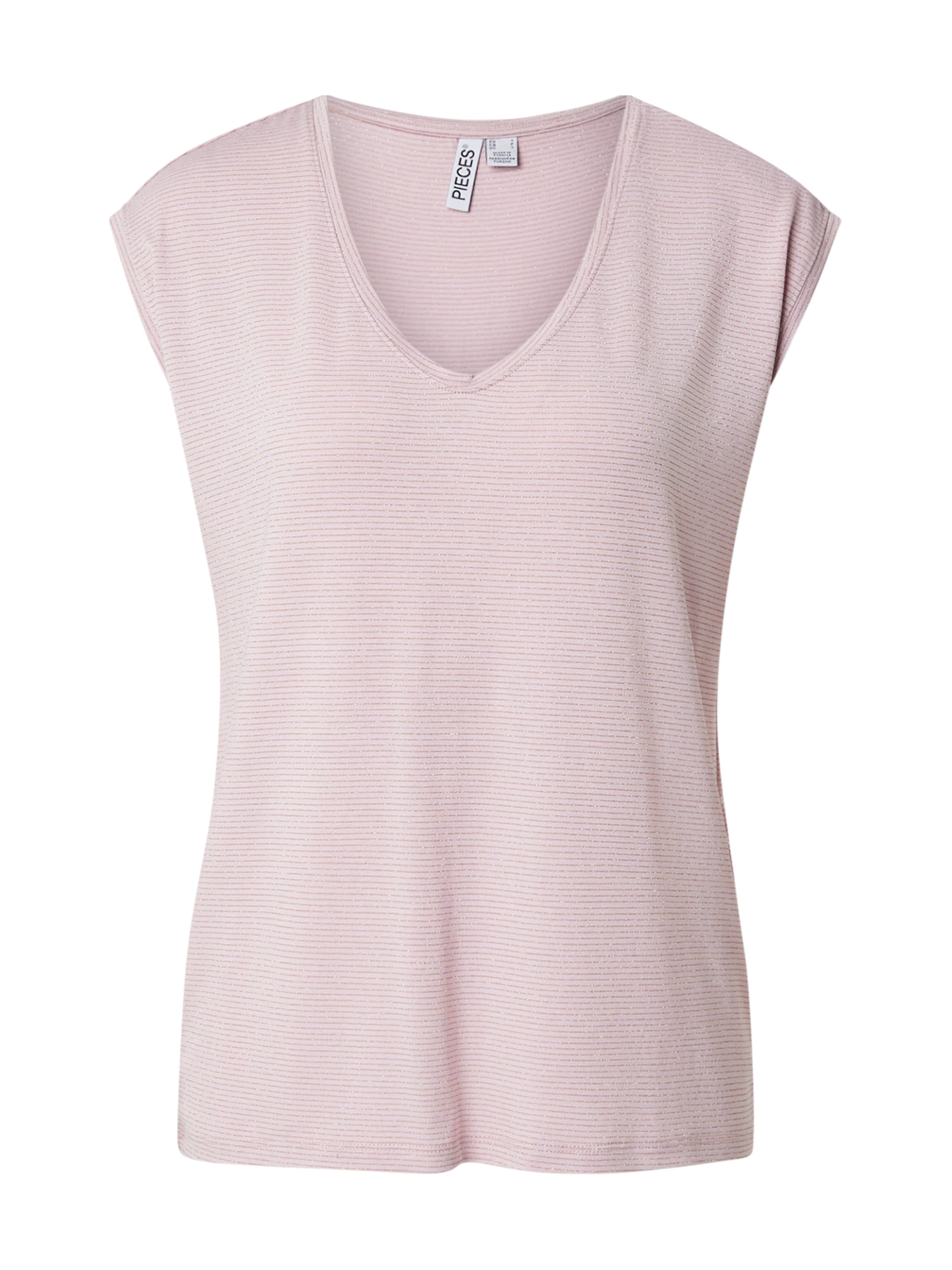 PIECES - Camisa 'PCBillo' em roxo: frente